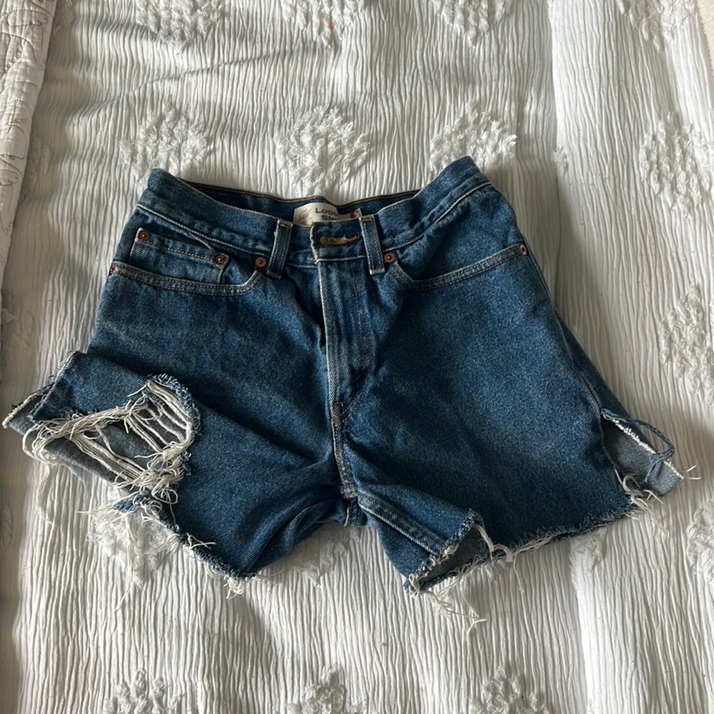Levi shorts.